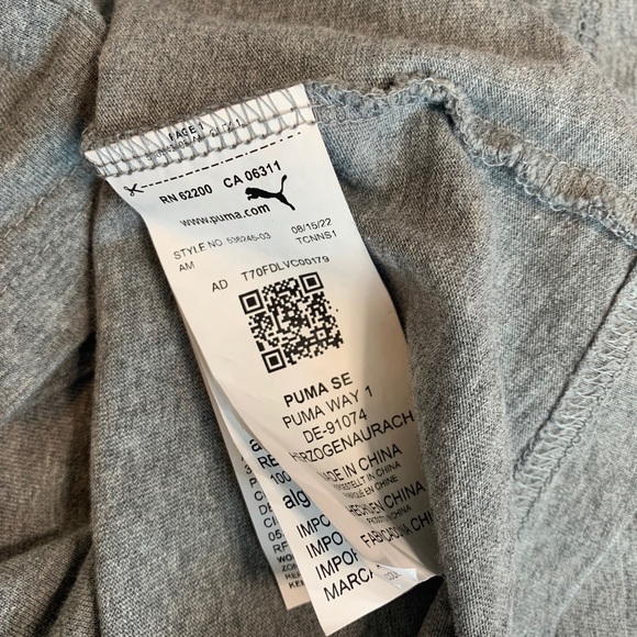 Puma BMW Motorsport Men’s ESSENTIAL POLO Size Medium Gray - Picture 6 of 6